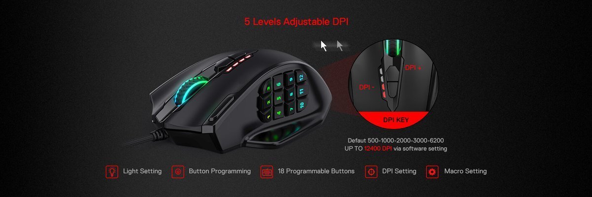 Redragon M908 Impact, product photo 3 of 3