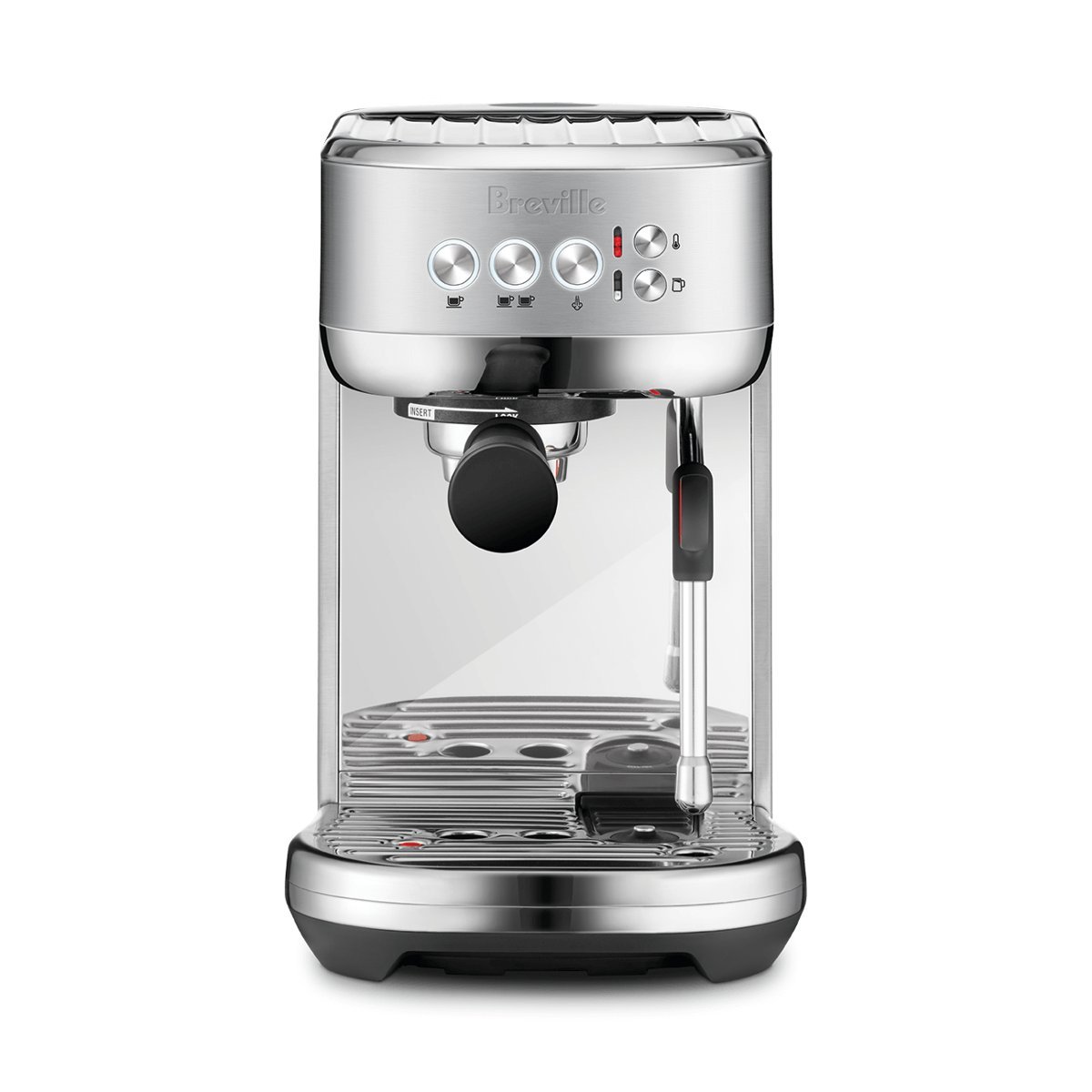 Breville Bambino Plus Espresso Machine (BES500BSS), Brushed Stainless Steel, product photo 1 of 3