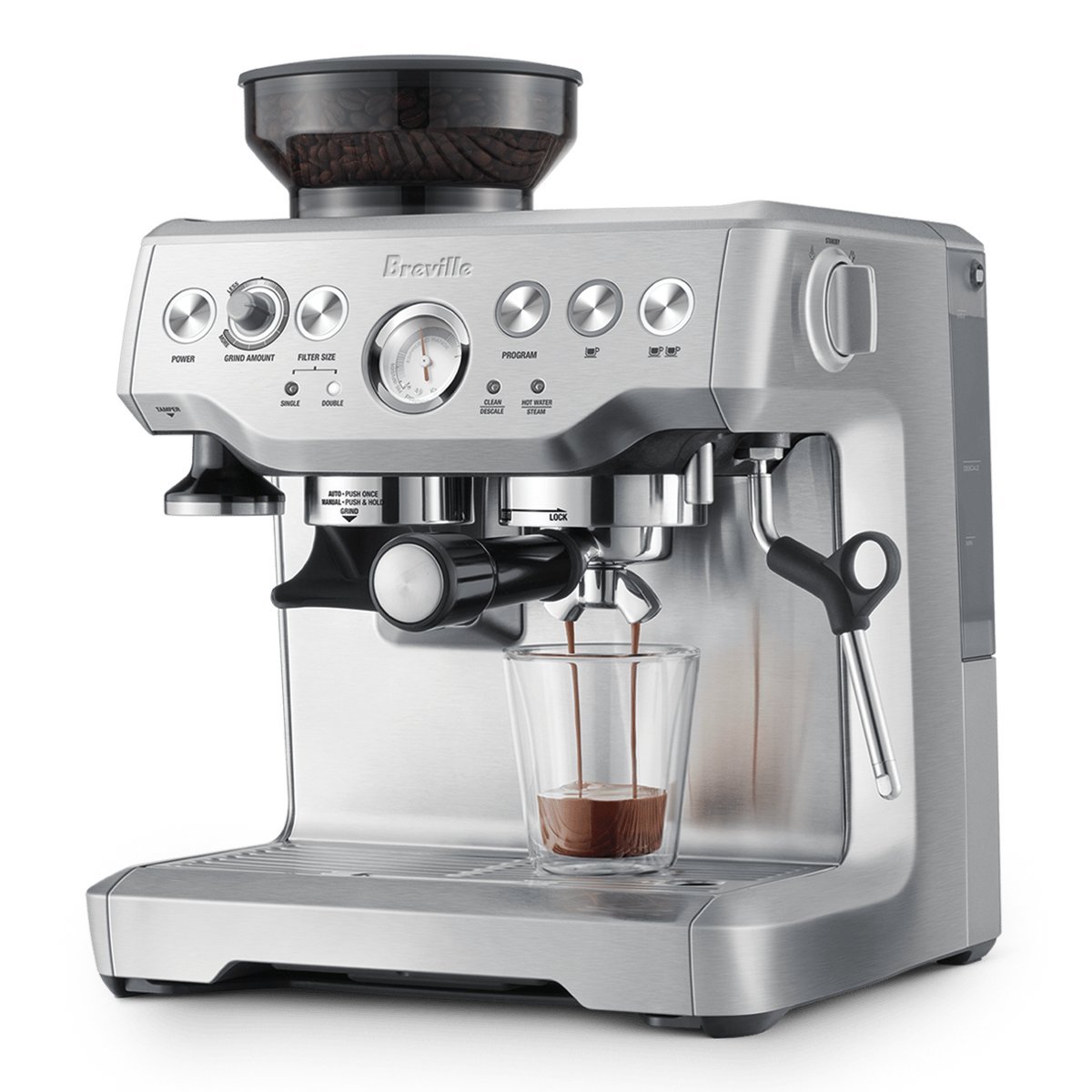 Breville Barista Express Espresso Machine (BES870XL), Brushed Stainless Steel, product photo 3 of 3