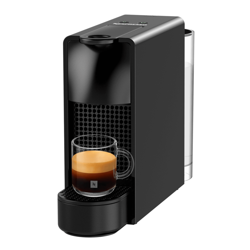 Nespresso Essenza Mini Black brewing