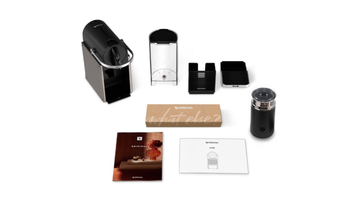 Nespresso Pixie Titan box contents
