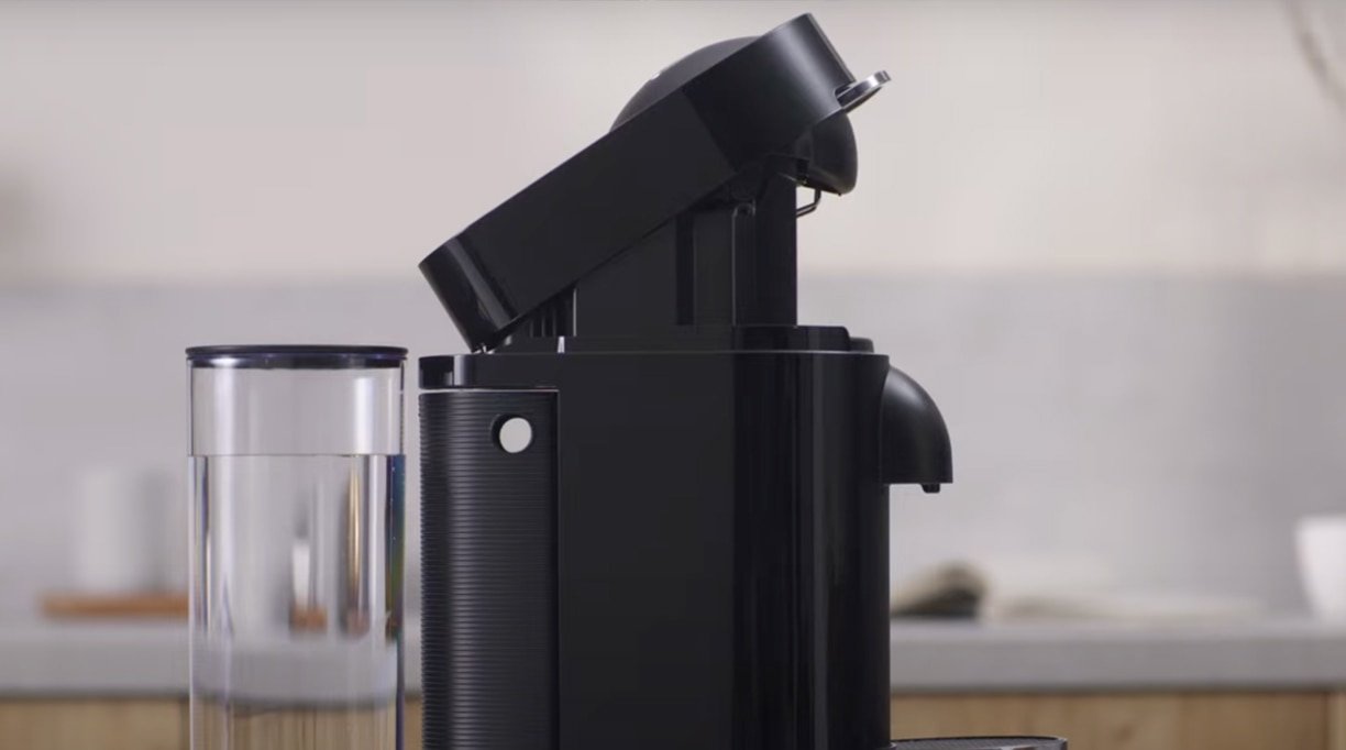 Nespresso Vertuo Plus Ink Black side detail