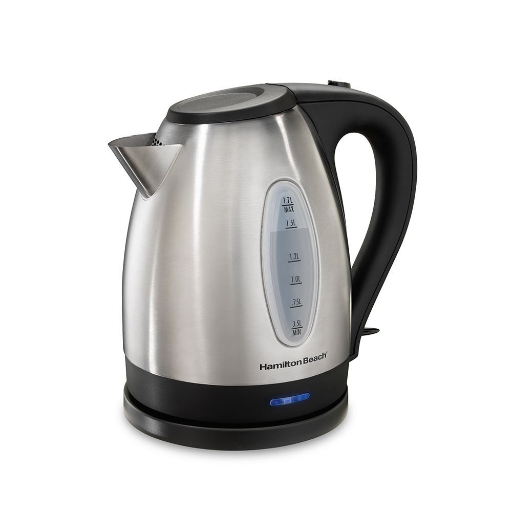Hamilton Beach 40880 stainless steel electric kettle, product photo 1 of 3