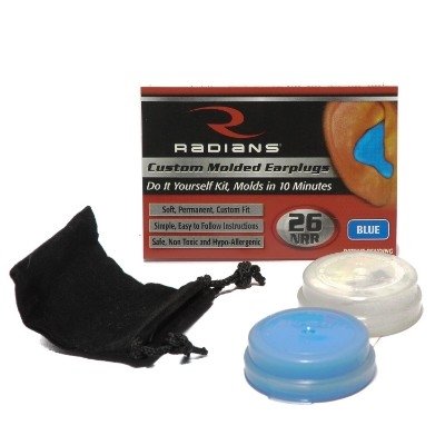 Radians Custom Molded Earplugs, Blue (CEP001-B), product photo 2 of 3