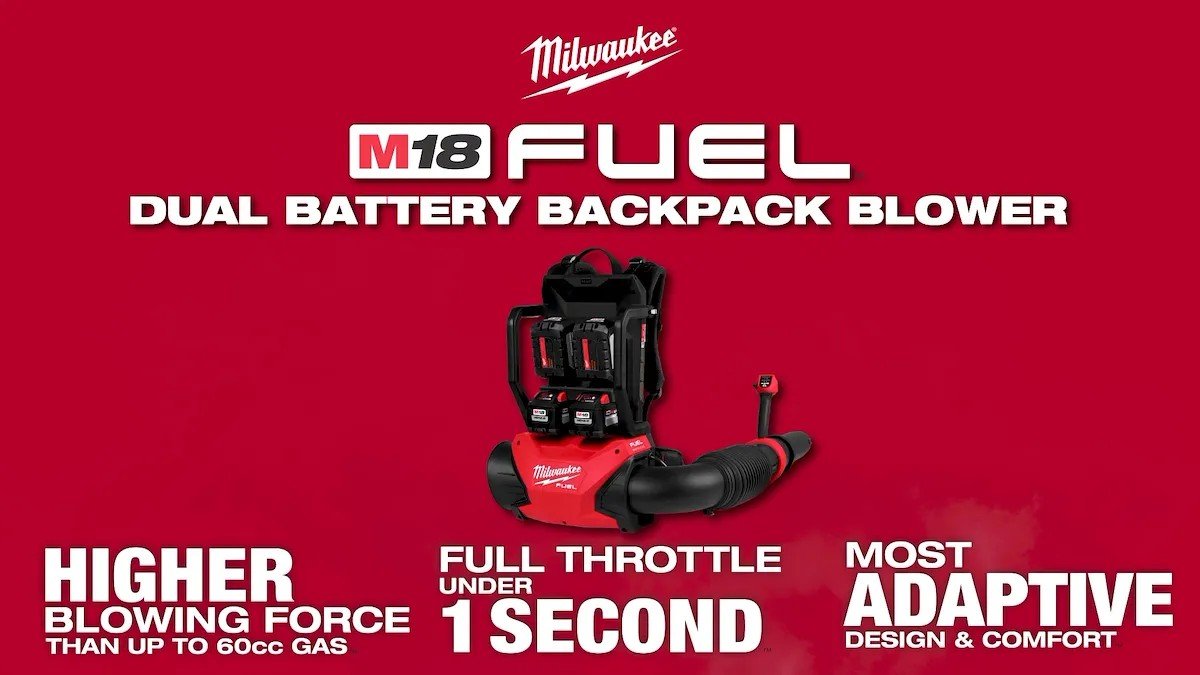 Milwaukee M18 FUEL Dual Battery Backpack Blower 3009-20 — product photo 3 of 3