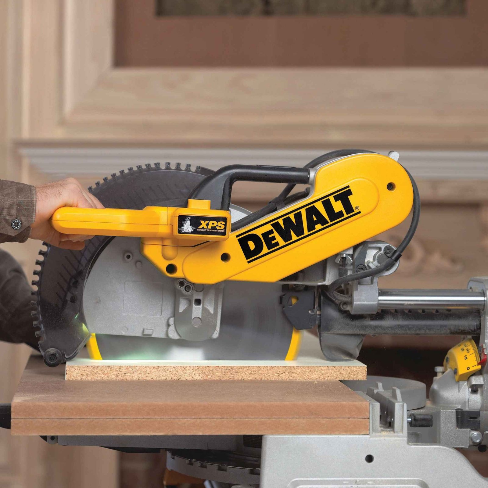 DeWalt DWS780 12" Double-Bevel Sliding Compound Miter Saw — product photo 2 of 3